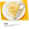 KICHOUSE Ergonomic Handle Corn Peeler Stainless Steel Stripper Kitchen Essential