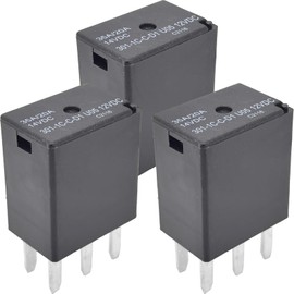 3-Pack 301-1C-C-D1-U05 Relay - 35A 12VDC 5-Pin SPDT Automotive Relay - Multi-Purpose Use for Lights/Fans/Pumps - Compatible with Universal 12V Systems (Replaces Hella 4RD 933 332-04)