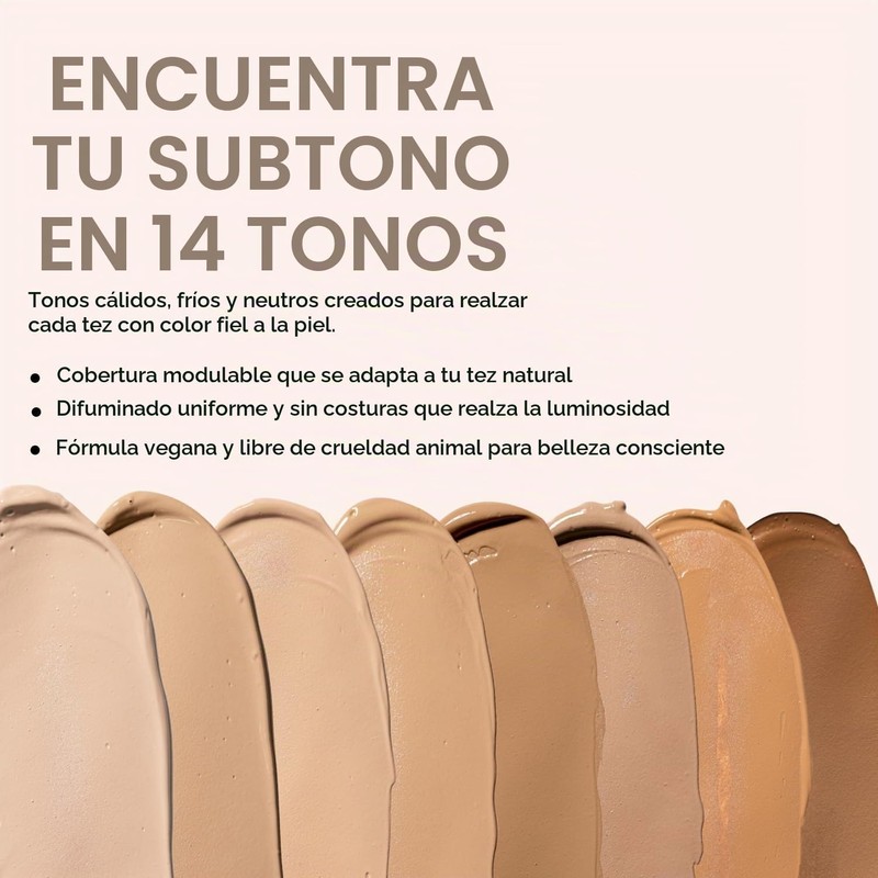 Palladio CC Cream Correctora de Cobertura Completa sin Aceite Light