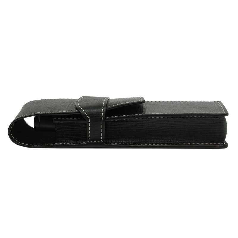 torenda-reza- Cowhide (Embossed) Pen Sheath with 2 Different [Black] TLPS