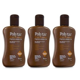Polytar Scalp Coal Tar Shampoo 150ml - Pack of 3