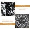Ciieeo Simple Sun Pattern Wall Tapestry Hanging Decor for Living