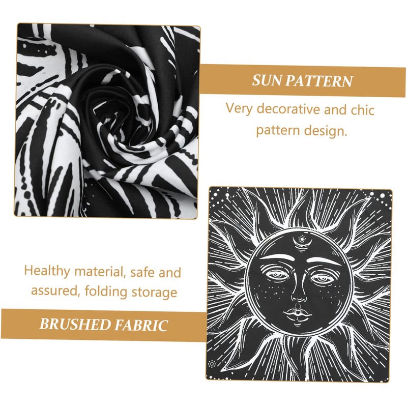Ciieeo Simple Sun Pattern Wall Tapestry Hanging Decor for Living