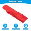 sourcing map 50pcs Red Satin Table Napkins Polyester Square Bright