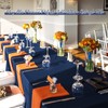 Pesonlook 2Pack Navy Blue Tablecloths for 8 Foot Rectangle Tables