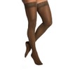 SIGVARIS Women’s Style Sheer 780 Open Toe Thigh-Highs w/Grip Top