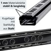 Neuhall Drawer Runners 214 mm Nut Height 17 mm Black