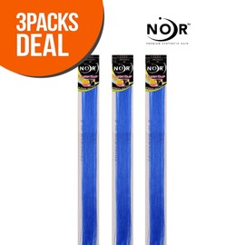 Janet Collection Synthetic Hair Clip On Weave Noir Clip In Weave 18" (3-Pack, 1)