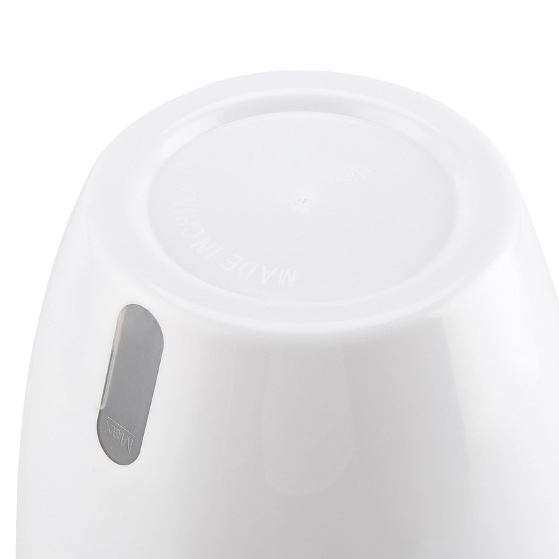 HEIHAK 5 Pack 7 Inch Self Watering Plant Pots, White