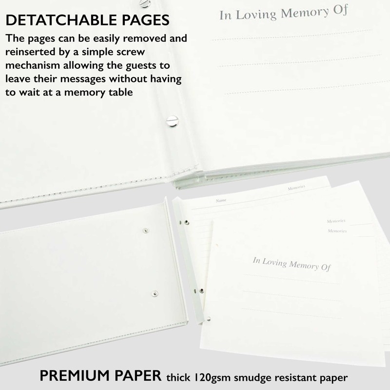 Celebration of Life | Condolence Book | Loose Leaf Inner