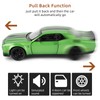 Guarsiliymi 1:22 Challenger Hellcat Car Model, Zinc Alloy Pull Back