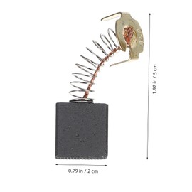 Mobestech 20pcs Electric Motor Carbon Brushes for Angle Grinder and Power Tools Replacement Carbon Brush Parts for Maintenance and Efficient Cleaning