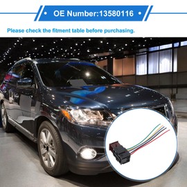 VekAuto 6 Pin No.13580116 Accelerator Pedal Position Sensor Connector for Pontiac G8 2008-2009 Throttle Body Accelerator Cable Black 1 Pcs