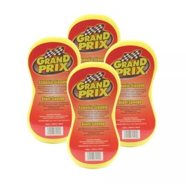 Grand Prix Giant Sponge 4 Pack Professional Quality  Ideal for Home, Auto, Boats