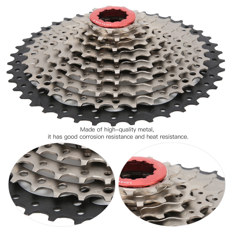 ZTTO 9 Speed Cassette 11‑42T Mountain Bike Freewheel Cassette Sprocket