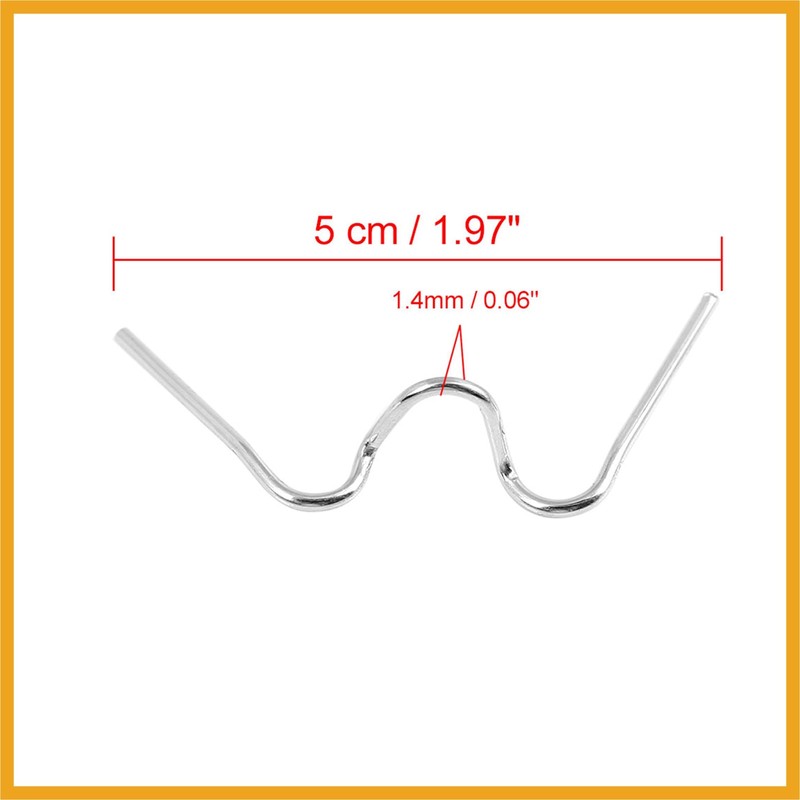 Partuto Universal Motorcycle Fastener Spring Clip for Headlight 10pcs Replacement