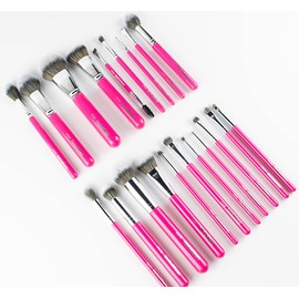PEACHES AND CREAM 20 PIECE FACE & EYE BRUSH SET, PEACHES & CREAM #20 PIECE