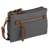 camel active Bari Damen Umhängetasche Crossbody Bag Klein Grau