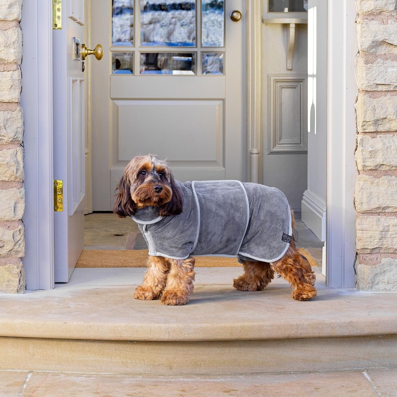 Lucky Paws® Luxury Dog Bathrobe - Double Layer Dog Robe