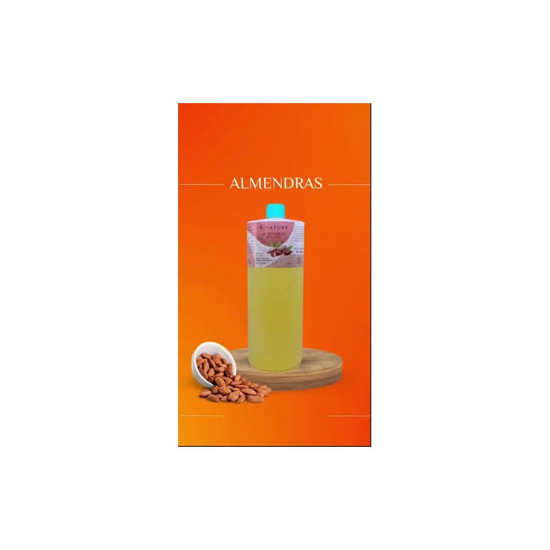 Aceite Almendras Dulces 1000 Ml 100 Natural Cuerpo Cabello