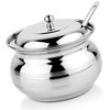 Rastogi Handicrafts Stainless Steel Storage Capacity 200 ml Pot for