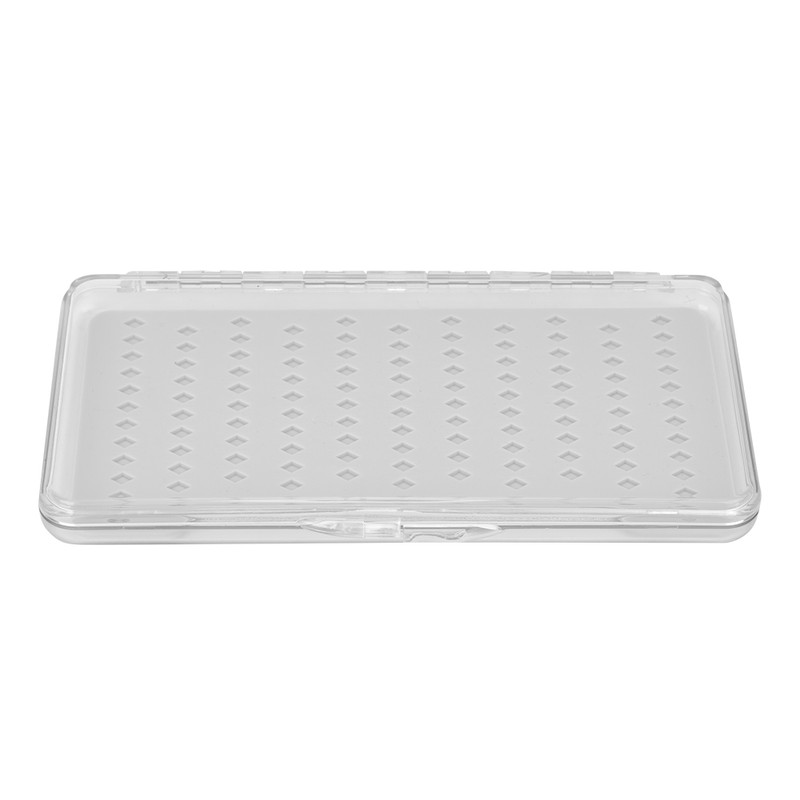 Ultra Thin Transparent Fly Lure Box Bait Storage Case Container