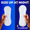 Always Maxi Feminine Pads Without Wings for Women, Size 1,
