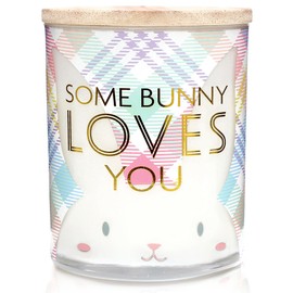 Easter Bunny Candles - Happy Easter Scented Candle, Spring Home Decor Bunny 10oz Candle Gifts Soy Wax Holiday Gift for Men Women