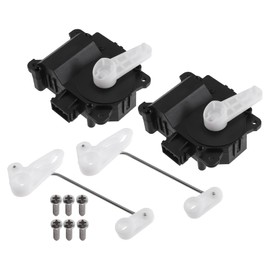 Partuto HVAC Heater Blend Air Door Control Actuator No.7T4Z19E616B - Car Air Door Actuator - for Ford Edge 2007-2014 Plastic Black - 2 Pcs