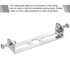 TOP-VIGOR 4Sets Light Fixture Ceiling Bracket, 75x18x16mm Ceiling Light Plate