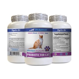PET SUPPLEMENTS cat Bad Breath Treatment - CAT PROBIOTICS - Immune Support - Savory Beef Flavor - Natural Formula - cat probiotics Daily - 1 Bottle (60 Treats)
