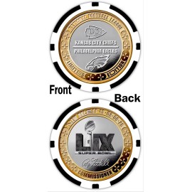 2025 - SUPER BOWL LIX COIN -  COMMEMORATIVE - POKER CHIP -GOLF BALL MARKER