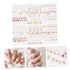 Healeved 12sheets Cute Bunny Nail Art Stickers Decals for Nail