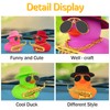 wonuu Car Dashboard Ducks, Saxophone Decor Rubber Duck Car Ornaments