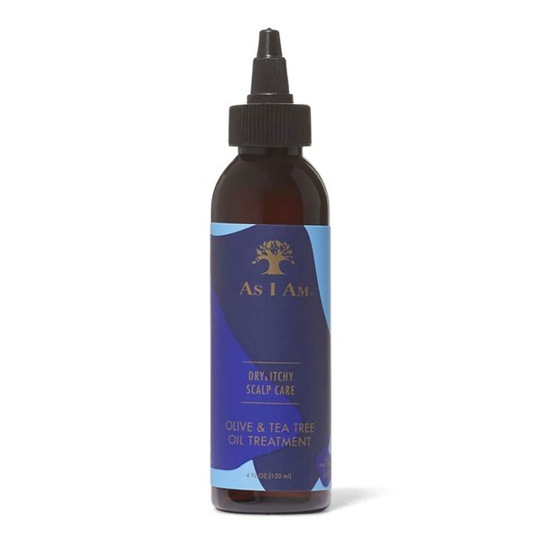 As I Am Dry and Itchy Scalp Care Oil Treatment - 4 ounce - Enriched with Salicylic Acid, Olive Oil, and Tea Tree Oil - Fights Dandruff, Seborrheic Dermatitis, and Psoriasis