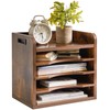 YMYNY Desktop File Organizer with Handle, Document Letter Mail Tray