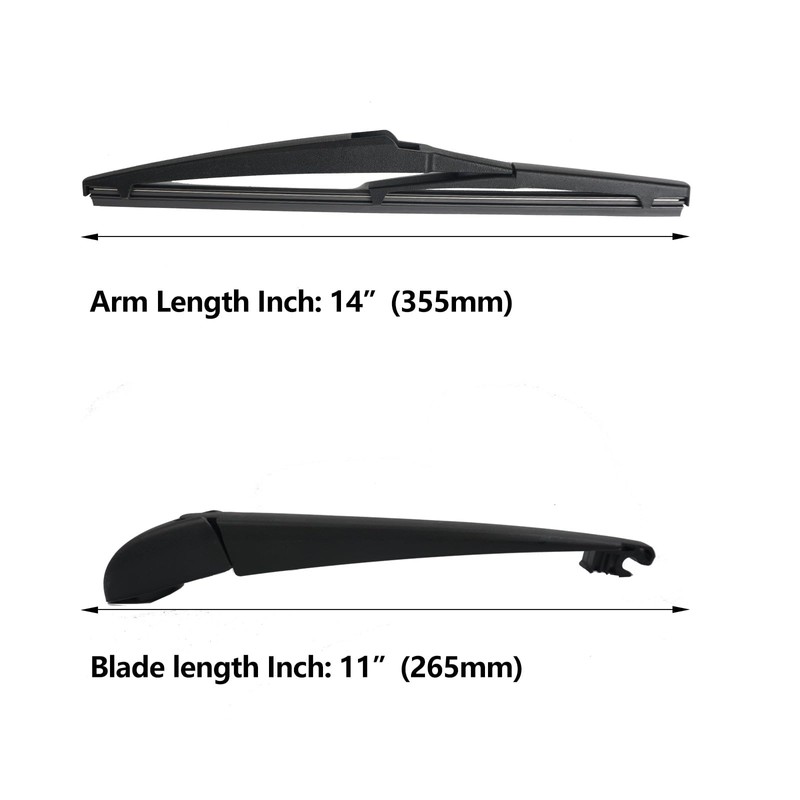 Replacement For Hyundai Tucson 2016-2021 Rear Wiper Blade and Wiper