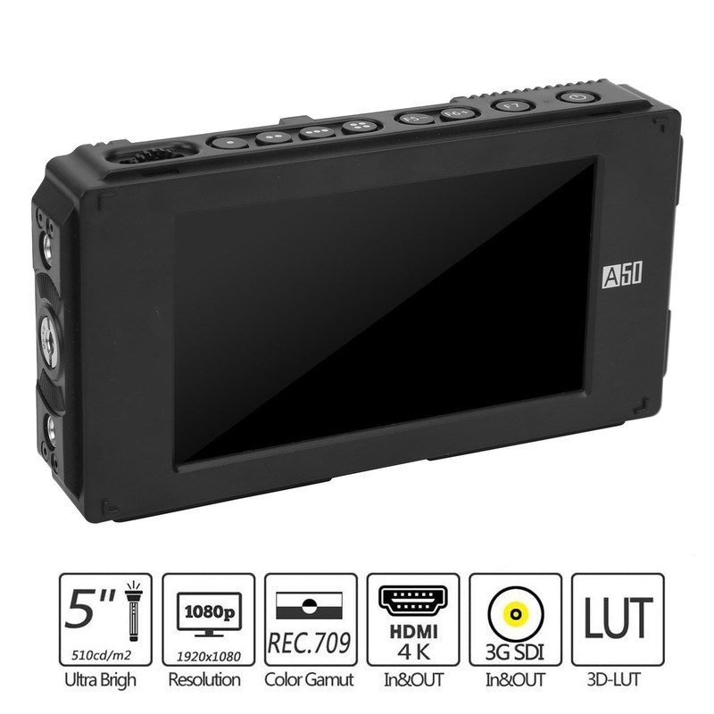 FOTGA A50TL HD Camera Monitor Touch Screen Viewfinder 1920x1080 4K