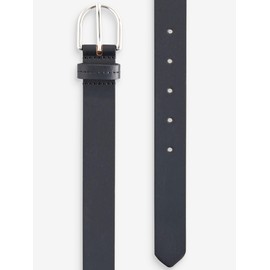 NEXT Regular Fit Leather Belt, navy