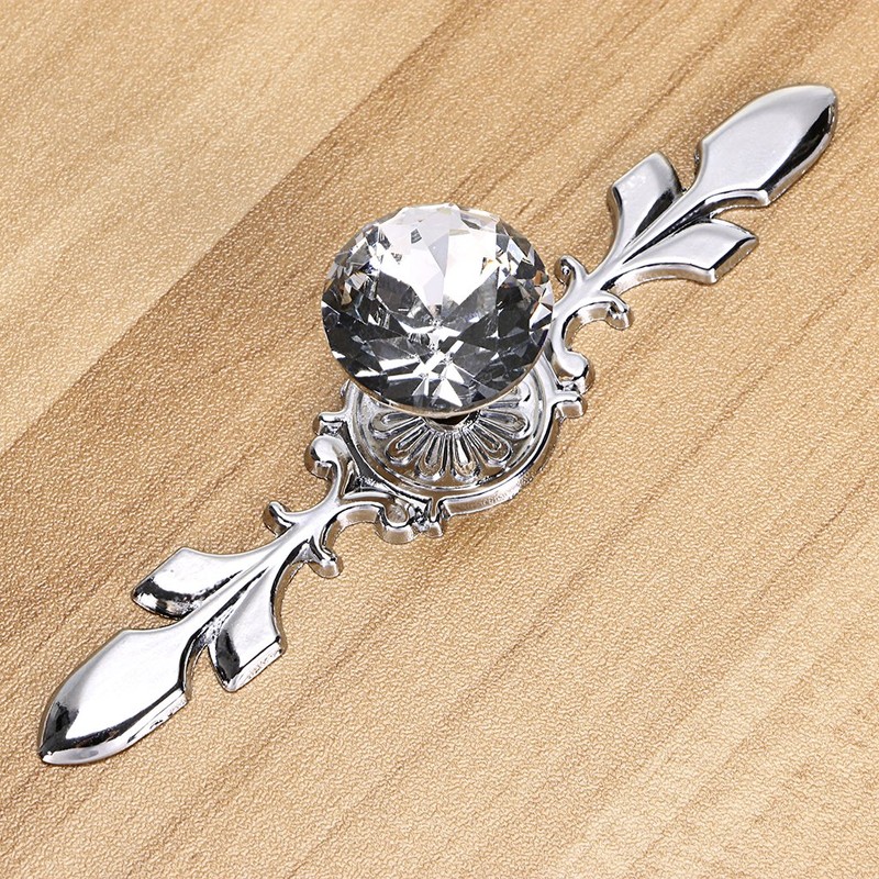 Sumnacon Drawer Dresser Knobs Pull Handles - Crystal Glass Diamond