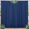 10ft x 8ft Navy Blue Backdrop Curtains for Parties 2