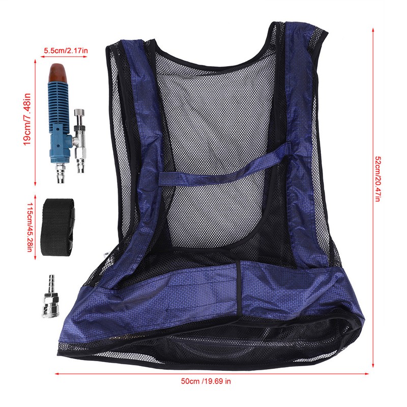 Welding Steel Air Compressed Cooling Vest Eddy Tube Air Conditioner