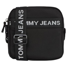 Tommy Jeans Men Essential Reporter Shoulder Bag Medium, Multicolor (Black), One Size