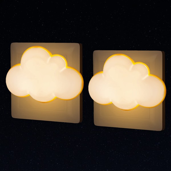 Annmore Night light children's socket with twilight sensor, 2 pieces