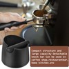 Espresso Knock Box, Black Coffee Knock Box, Round Coffee Bin,