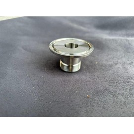 Semfeil Brew 3/4 Garden Hose To 1.5 Tri Clover Compatible To Male Garden Hose Adapter 1.5 Sanitary Tri Clamp 1.5 TC x 3/4 Garden Hose Connector