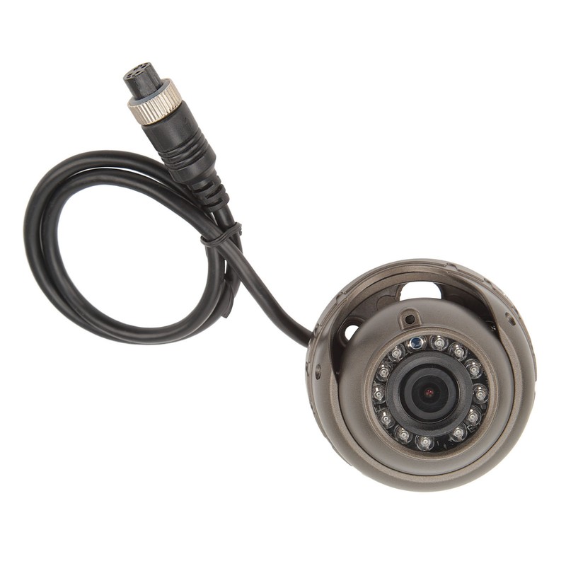 DC 12V Vehicle Interior Dome Camera Video Audio Recording Wide