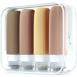 Wholesale 90ml Travel Bottle Set, TSA Approve Leak Proof Travel Bottle Set, 3oz Refill Silicone Travel Toiletries Bottle KitColor: Other