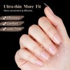 Venares Pack of 120 Short Almond Nail Tips for Gel