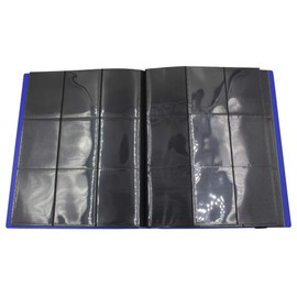CardGuard Trading Card Pro-Folio, 9-Pocket Side-Loading Pages, Holds 360 Cards, Blue